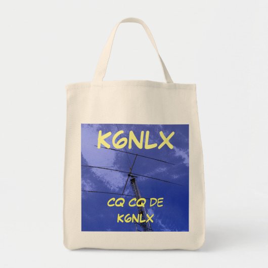 Amateur-Radio CQ Callsign Tasche (Vorne)