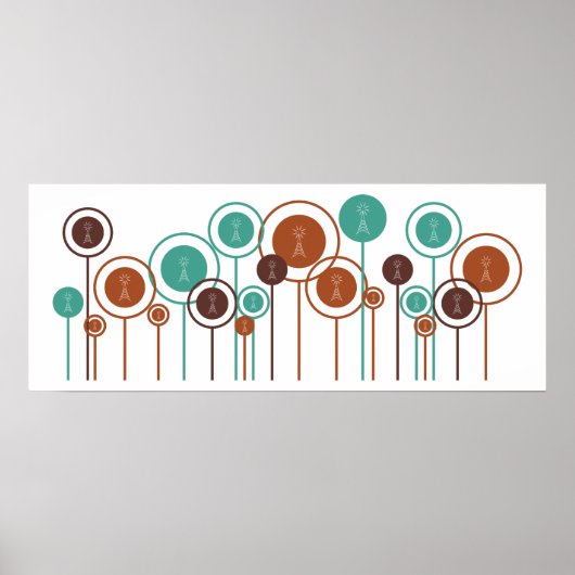 Amateur Radio Daisies Poster (Vorne)