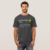 Amateur-Radio Definition Noun Ham Radio T-Shirt (Vorne ganz)