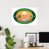 Amateur Radio Drink Team Poster (Heimbüro)