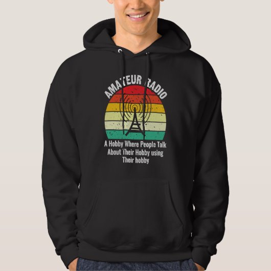 Amateur Radio  Ham Radio Operator Definition Hoodie (Vorderseite)