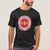 Amateur Radio Notrufdienst Ham Radio Red T-Shirt (Vorderseite)