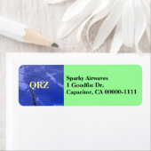 Amateur-Radio QRZ-Adressetikett (Insitu)