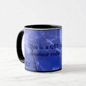 Amateur-Radio QST und Callsign-Tasse Tasse (Vorderseite Links)