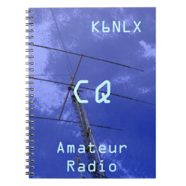 Amateur-Radio-Rufnummer CQ Notizblock