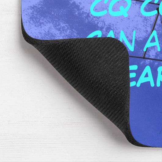 Amateur-Radio-Rufzeichen CQ Mousepad (Ecke)