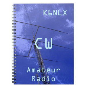 Amateur-Radio-Rufzeichen CW Notizblock