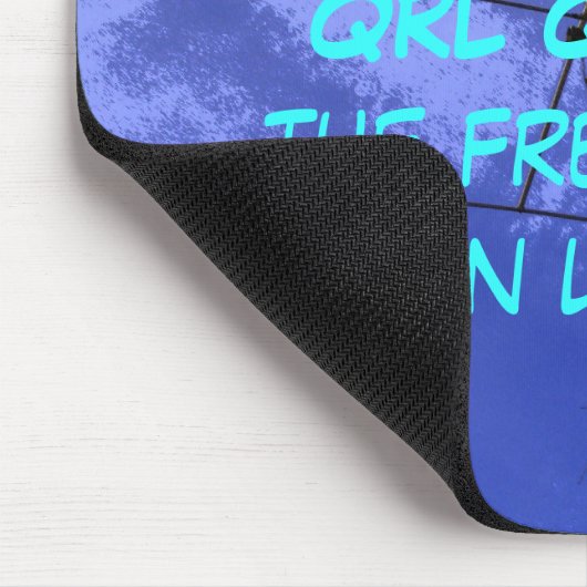 Amateur-Radio-Rufzeichen QRL Mousepad (Ecke)