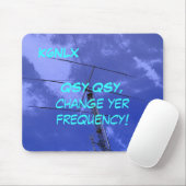Amateur-Radio-Rufzeichen QSY Mousepad (Mit Mouse)