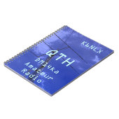 Amateur-Radio-Rufzeichen QTH und Locator Notizblock (Linke Seite)