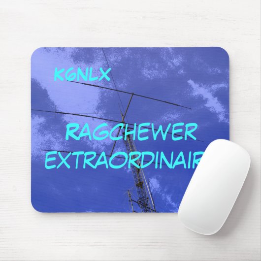Amateur-Radio-Rufzeichen Ragchew Mousepad (Mit Mouse)