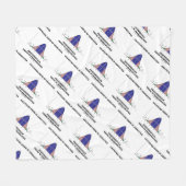 Amateure denken an absolute Profis Fleecedecke (Vorderseite (Horizontal))