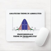 Amateure denken an absolute Profis Mousepad (Mit Mouse)