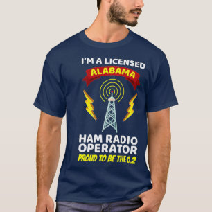 Amateurfunk-Betreiber Funny Ham Radio Alabama T-Shirt