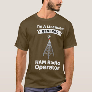 Amateurfunk-Betreiber Funny Ham Radio General T-Shirt