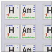 Amateurfunk-chemische Element-Gewebe Stoff (Nahaufnahme)
