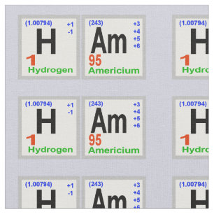 Amateurfunk-chemische Element-Gewebe Stoff