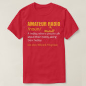 Amateurfunk Ein Hobby-Enthusiastin T-Shirt (Design vorne)