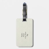 Amateurfunk-Funkspruch-Zeichen-Gepäckanhänger Gepäckanhänger (Rückseite vertikal)