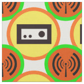 Amateurfunk-Gewebe - Strahln-Turm-u. Stoff (Nahaufnahme)