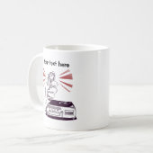 Amateurfunk Ham Kaffeetasse (Vorderseite Links)