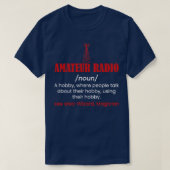 Amateurfunk - Hobby-Operator-Enthusiast T-Shirt (Design vorne)