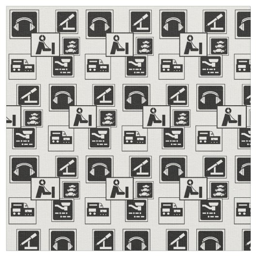 Amateurfunk-Ikonen deckten Gewebe mit Ziegeln Stoff (Nahaufnahme)
