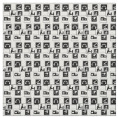 Amateurfunk-Ikonen deckten Gewebe mit Ziegeln Stoff (Muster)