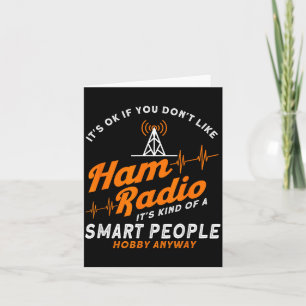 Amateurfunk kluge Leute Hobby sowieso Ham Radio Karte