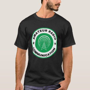 Amateurfunk-Kommunikation T-Shirt grün