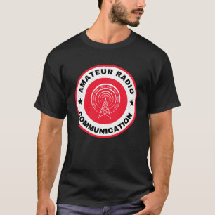 Amateurfunk-Kommunikations-Shirt Rot T-Shirt