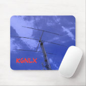 Amateurfunk-Rufzeichen Mousepad (Mit Mouse)