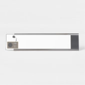 Amateurfunk Schreibtischnamensplakette (Vorderseite )