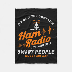 Amateurfunk Smart People Hobby Jedenfalls Amateurf Fleecedecke