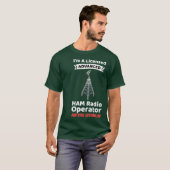 Amateurfunkbetreiber Funny Ham Radio Advanced T-Shirt (Vorne ganz)