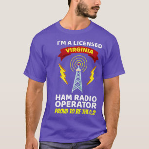 Amateurfunkbetreiber Funny Ham Radio Virginia T-Shirt