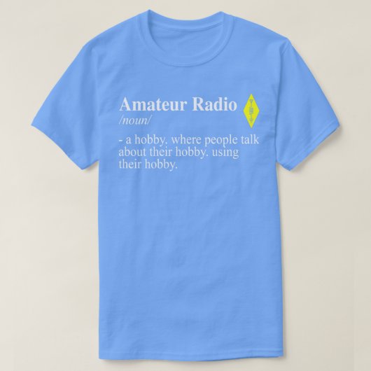 Amateurfunkdefinitionen T-Shirt (Design vorne)