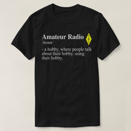Amateurfunkdefinitionen T-Shirt (Design vorne)