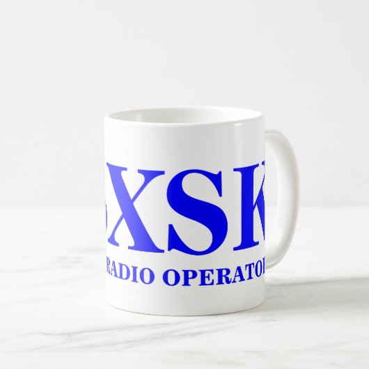 AmateurFunker Kaffeetasse (VorderseiteRechts)