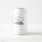 AMATEURgynäkologe T - Shirt Bierglas (Vorderseite Links)