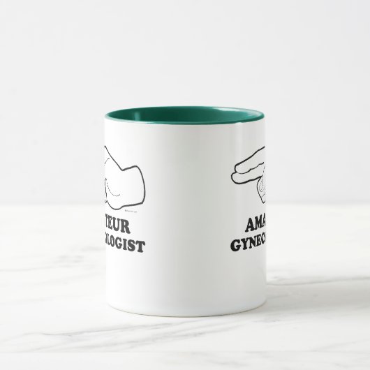 AMATEURgynäkologe T - Shirt Tasse (Zentrum)