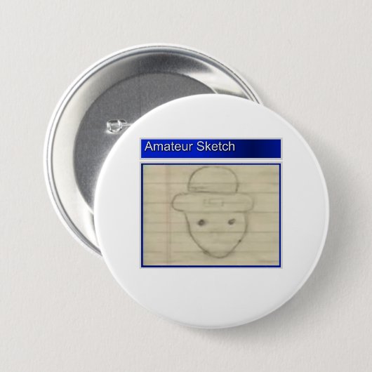 Amateurkobold-Skizze Button (Vorne & Hinten)