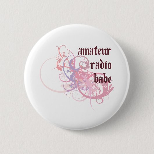 Amateurradiobaby Button (Vorderseite)