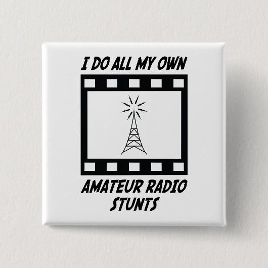Amateurradiobremsungen Button (Vorderseite)