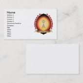 AmateurradioMandorla Visitenkarte (Vorne/Hinten)