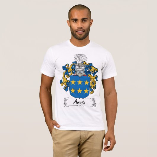 Amato Familienwappen T-Shirt (Vorne ganz)