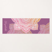 Amaya Mandala Personalized Yoga Mat Yogamatte (Vorderseite (Horizontal))