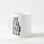 Amaze Ballz Kaffeetasse (Vorderseite Links)
