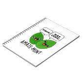 Amaze-mint Funny Mint Blätter Pun Notizblock (Linke Seite)