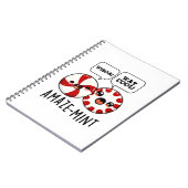 Amaze-mint Funny Peppermint Pun Notizblock (Linke Seite)